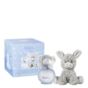Kaloo Blue Set con Eau de Senteur da 50 ml e peluche a forma di asino