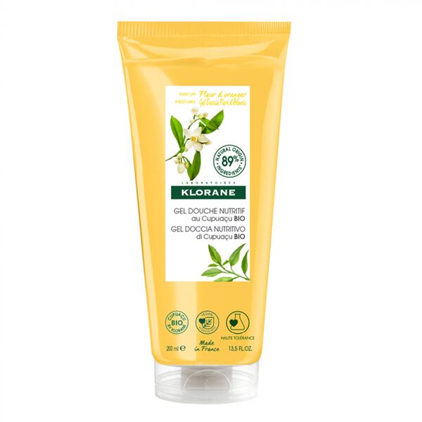 Gel Douche, Fleur d'Oranger Bio 200 ml Klorane MyOrigines Parapharmacie Produit
