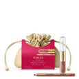 Twist'n Twinkle Holiday Meant To Match Geschenkset met Unlimited Double Touch-lippenstift + Creamy Colour-lippotlood + make-uptasje