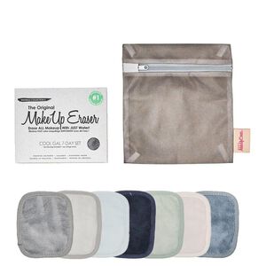 Cool Neutrals 7-day set Conjunto de toalhitas de desmaquilhagem reutiliz&aacute;veis x7