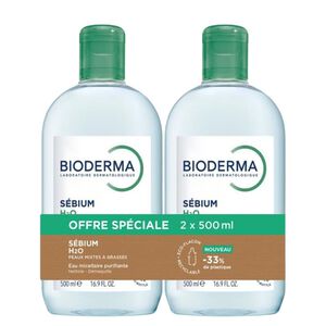 S&eacute;bium H2O Purifying Micellar Waters - Combination to Oily Skin 2 x 500 ml