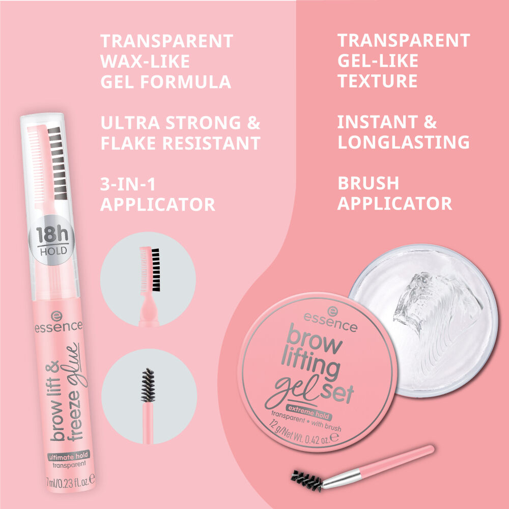 Boobeen Augenbrauen-Seife Styling Gel Set - Klares Gel Mit Pinsel Für Volle, Definierte Brauen