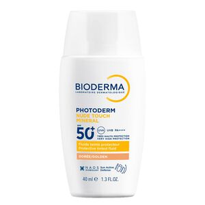 Photoderm Nude Touch Goldene get&ouml;nte Mineralpflege - Empfindliche Mischhaut/&Ouml;lhaut SPF50+ 40 ml