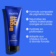 Brass Off M&aacute;scara Azul Neutralizadora de Reflexos Indesejados Alaranjados e Acobreados