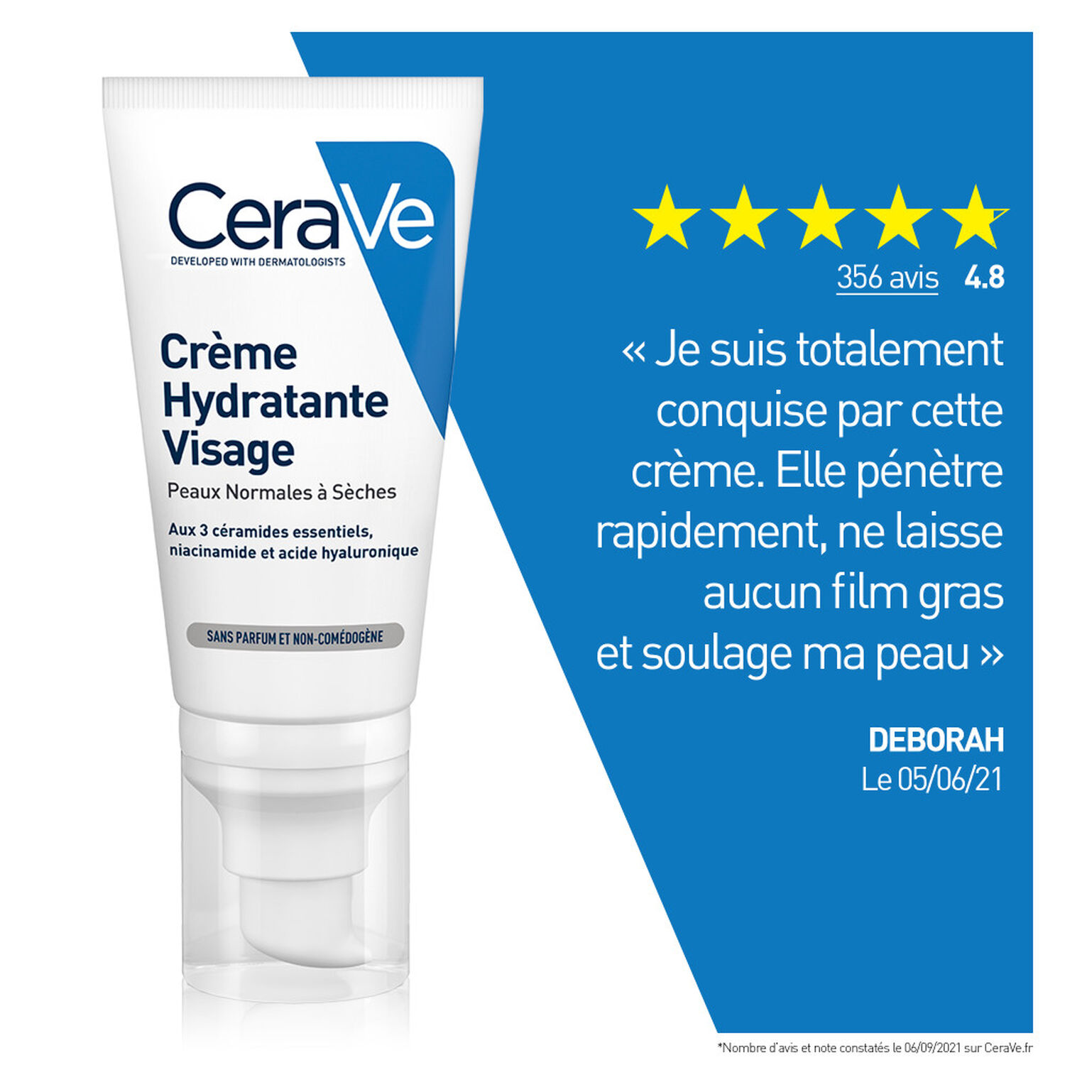 Crème Hydratante Visage Cerave Moisturising and nourishing care 52ml