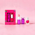 Merry & Glowy Lip Balm Duo & Vegan Scented Water-Based Nail Polish