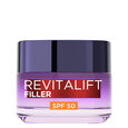 Revitalift Filler Denn&iacute; omlazuj&iacute;c&iacute; kr&eacute;m pro plnej&scaron;&iacute; plet SPF50 pro v&scaron;echny typy pleti 50 ml