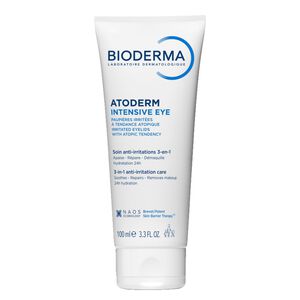 Atoderm Intensive Eye 3-i-1 pleje mod irritationer - beroliger, reparerer, fjerner makeup. 100 ml