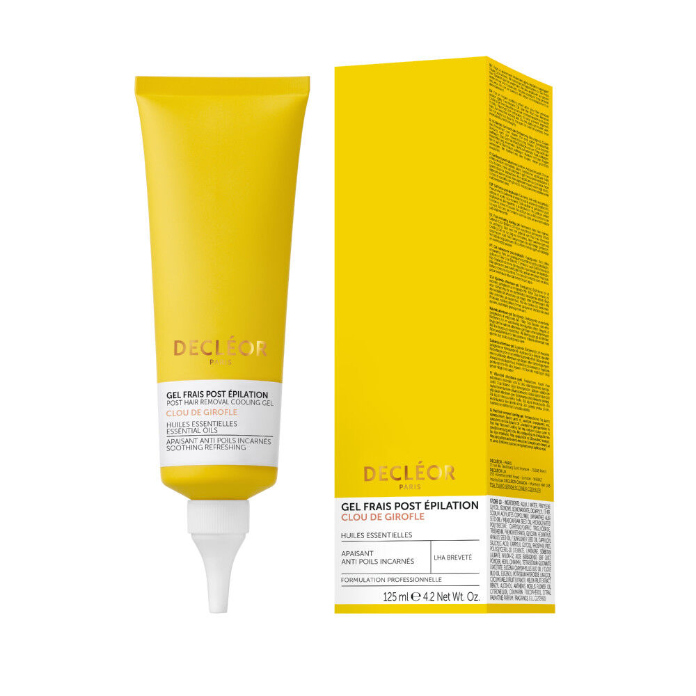 DECLEOR Gel Frais – Kühlendes Körpergel Nach Der Enthaarung, Pflegt & Beruhigt Die Haut, Beugt Eingewachsenen Haaren Vor – 125 Ml