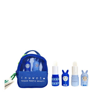 Ski Club Alferd Bag Duo-set lippenbalsems Mountain Boy Vanille-Kokos + Flocon Parfum Aardbei