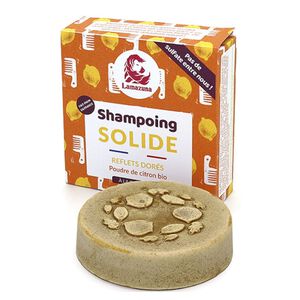 Shampooing Solide Reflets Dor&eacute;s - Citron Bio 70g