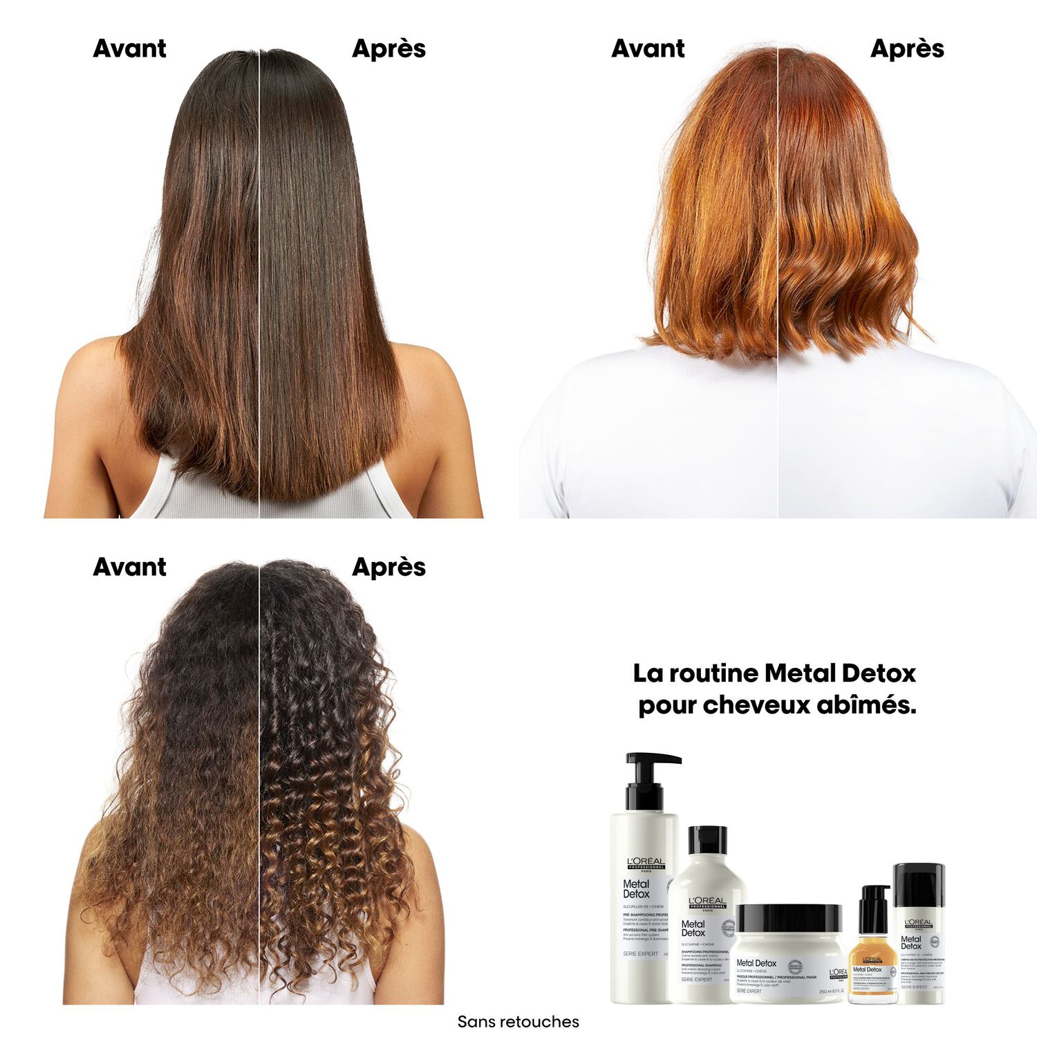 L'Oréal Professionnel Soin Sans Rinçage Metal Detox Cheveux Colorés