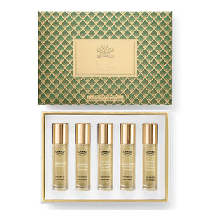 Absolu Aventus, Aventus, Green Irish, Millesime Imperial ,Silver Montain Water Set para hombre con 5 frascos atomizadores de 10 ml