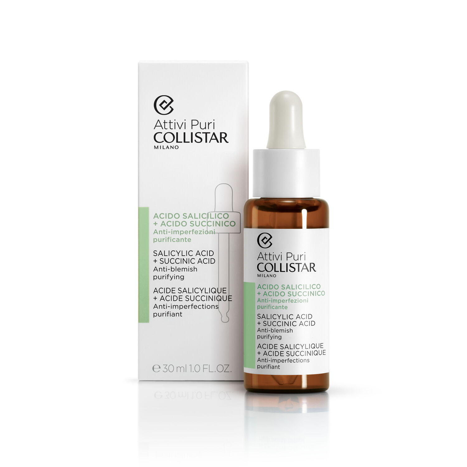 Attivi Puri, Sérum Acide Salicylique + Succinique 30 ml Collistar — free download