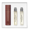 Travel Leather Case S&aelig;t Eau de Parfum 2 x 12 ml + l&aelig;deretui