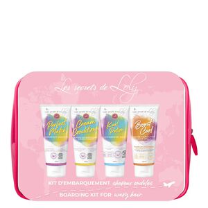 Routine Voyage Cheveux Ondul&eacute;s