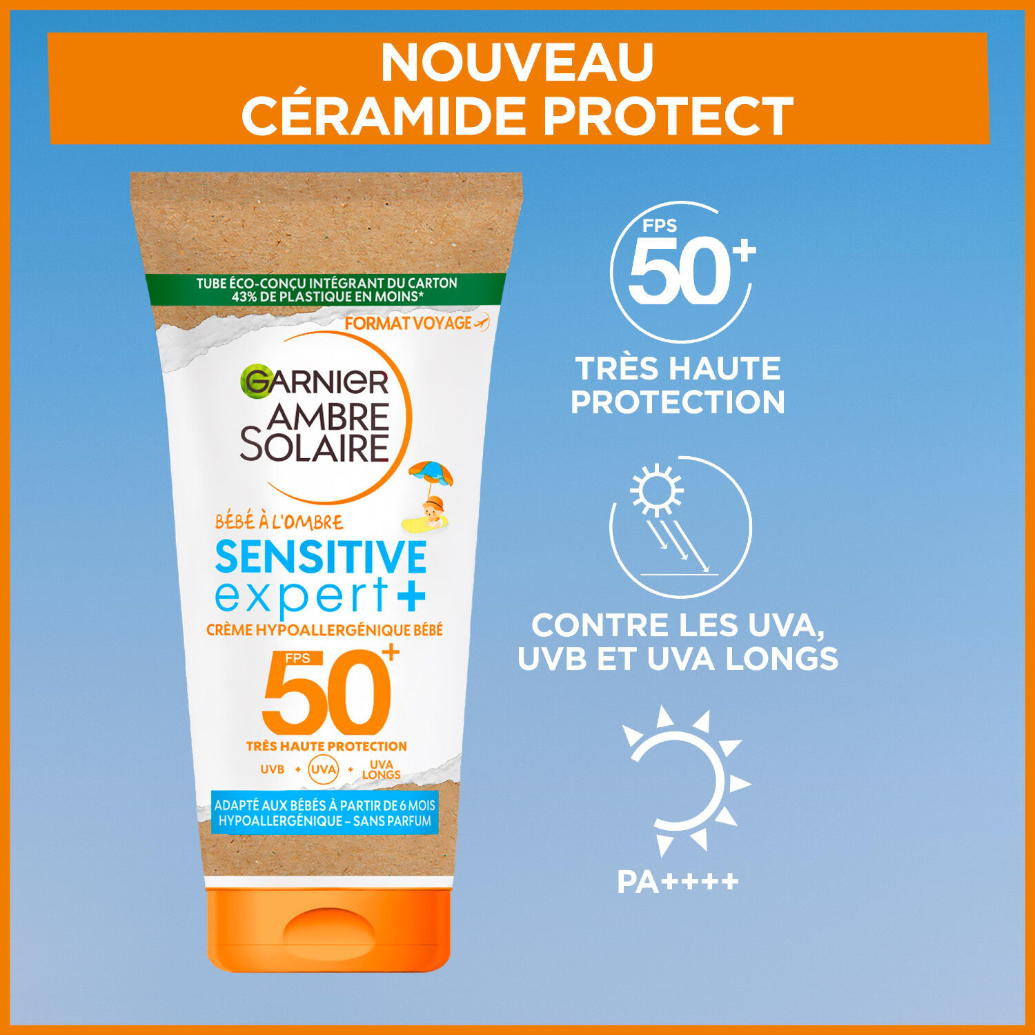 Ambre Solaire Sensitive Expert Enfant, Gentle Sun Protection