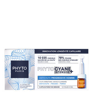 Phytocyane Intensive+ Progressive Haarausfallbehandlung f&uuml;r M&auml;nner 12 x 5 ml
