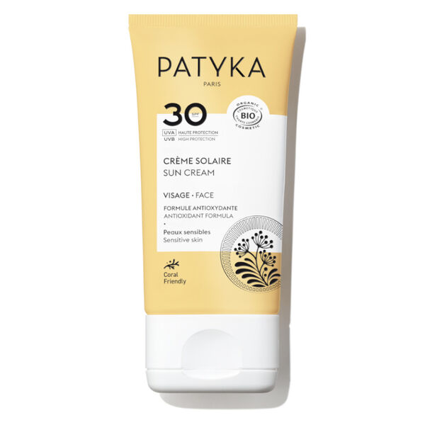 Sun Cream SPF30, Crème Solaire Visage Antioxydante Patyka MyOrigines Produit