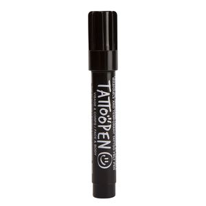 Tattoopen Feutre de Tatouage Temporaire et Lavable Visage et Corps