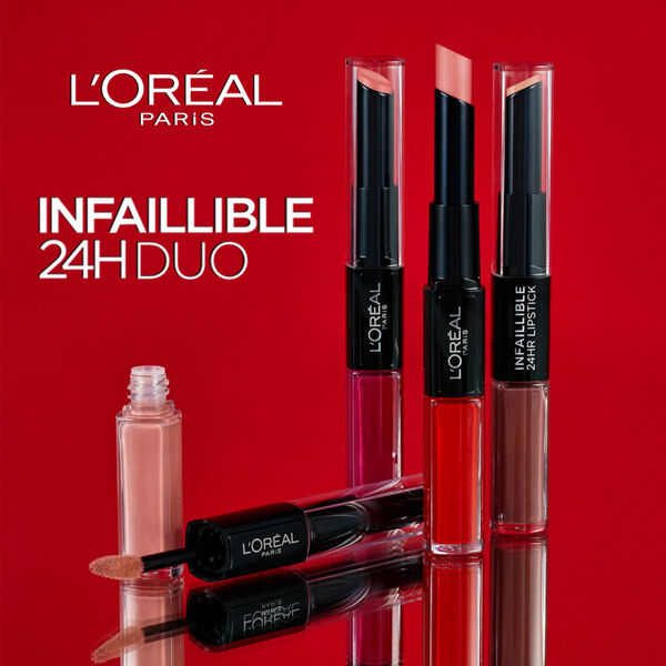 Rouge à Lèvres L'Oréal Paris Infailible Lip Paint 102 Darling Pink - Neuf