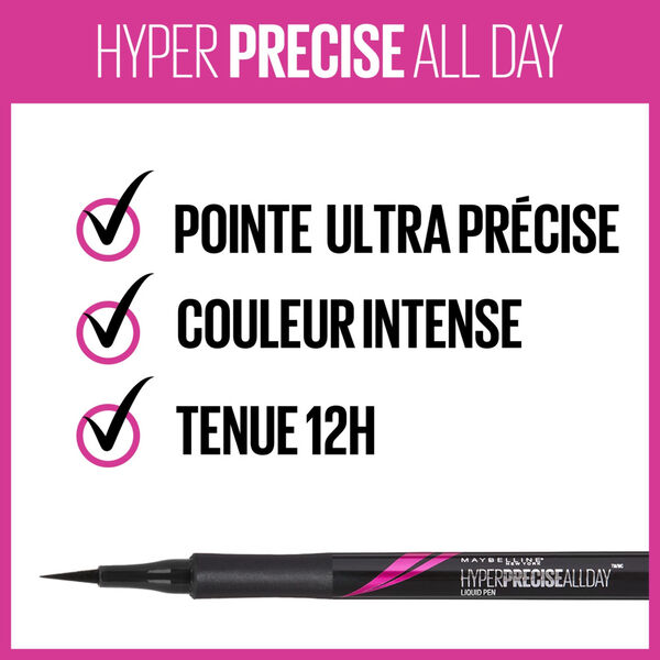 Hyper Precise, Eyeliner ultra-précis longue tenue - Maybelline New York ...