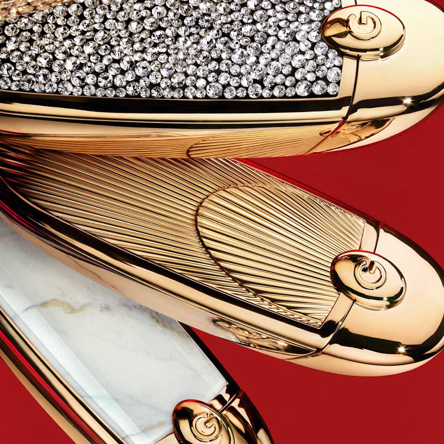 Ecrin Rouge G, The double mirror jewel case - Guerlain 