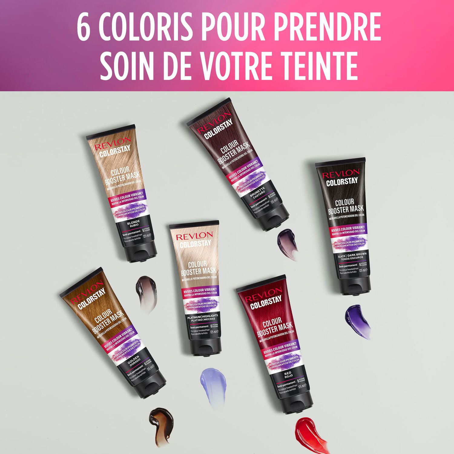 ColorStay Colour Booster Mask, Coloration Temporaire en Masque - Revlon ...