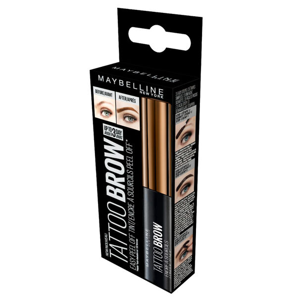 Tattoo Brow, Peel Off Châtain Eyebrow Ink - Maybelline New York ...