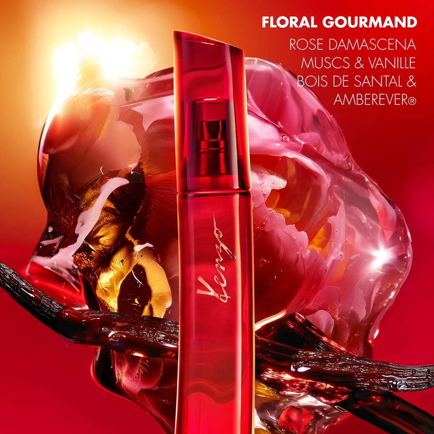 Flower By Kenzo Le Rouge, Eau de Parfum Gourmand Floral Notes - Kenzo