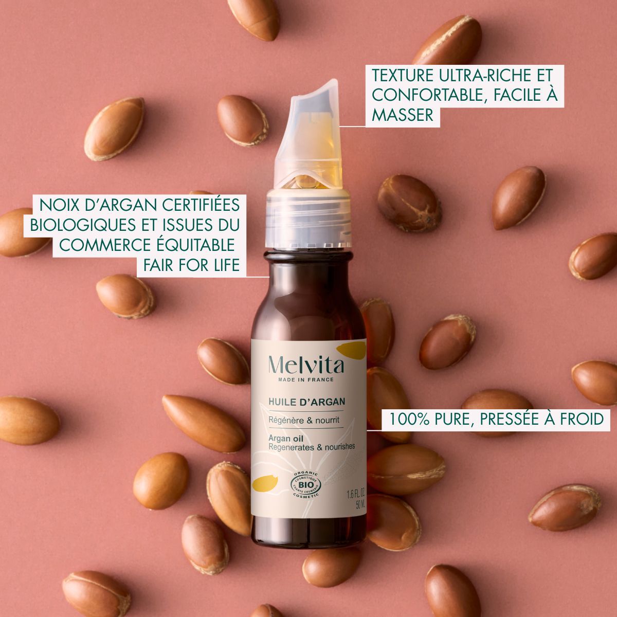 Huile d'Argan, NOURISHING - Melvita | MyOrigines Parapharmacy Produit