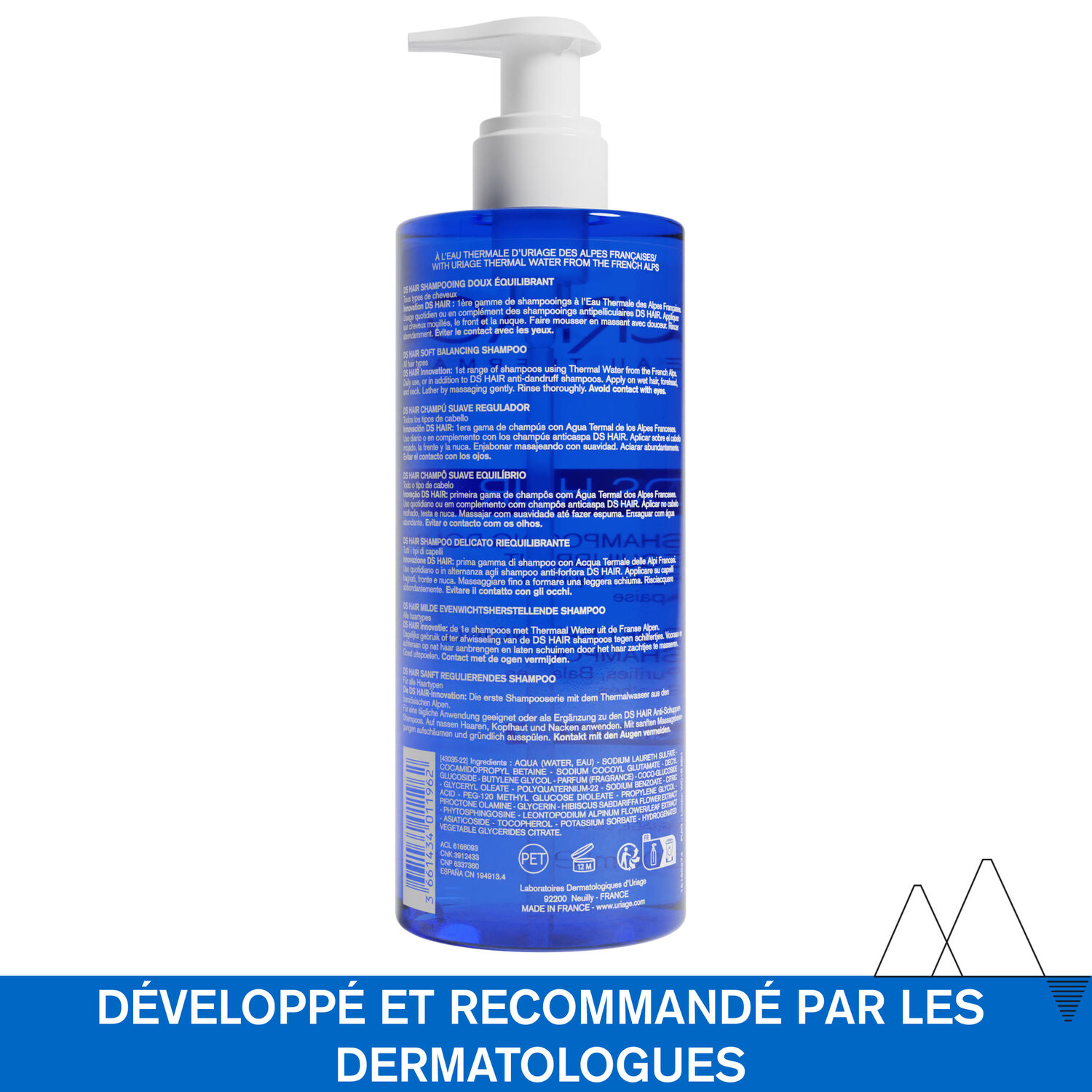 DS Hair - Shampooing, Doux quilibrant - Uriage | MyOrigines Parapharmacie  Produit