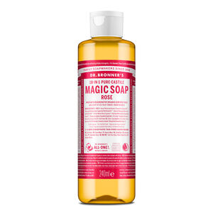 Rose Natural Liquid Castile Soap 18-in-1