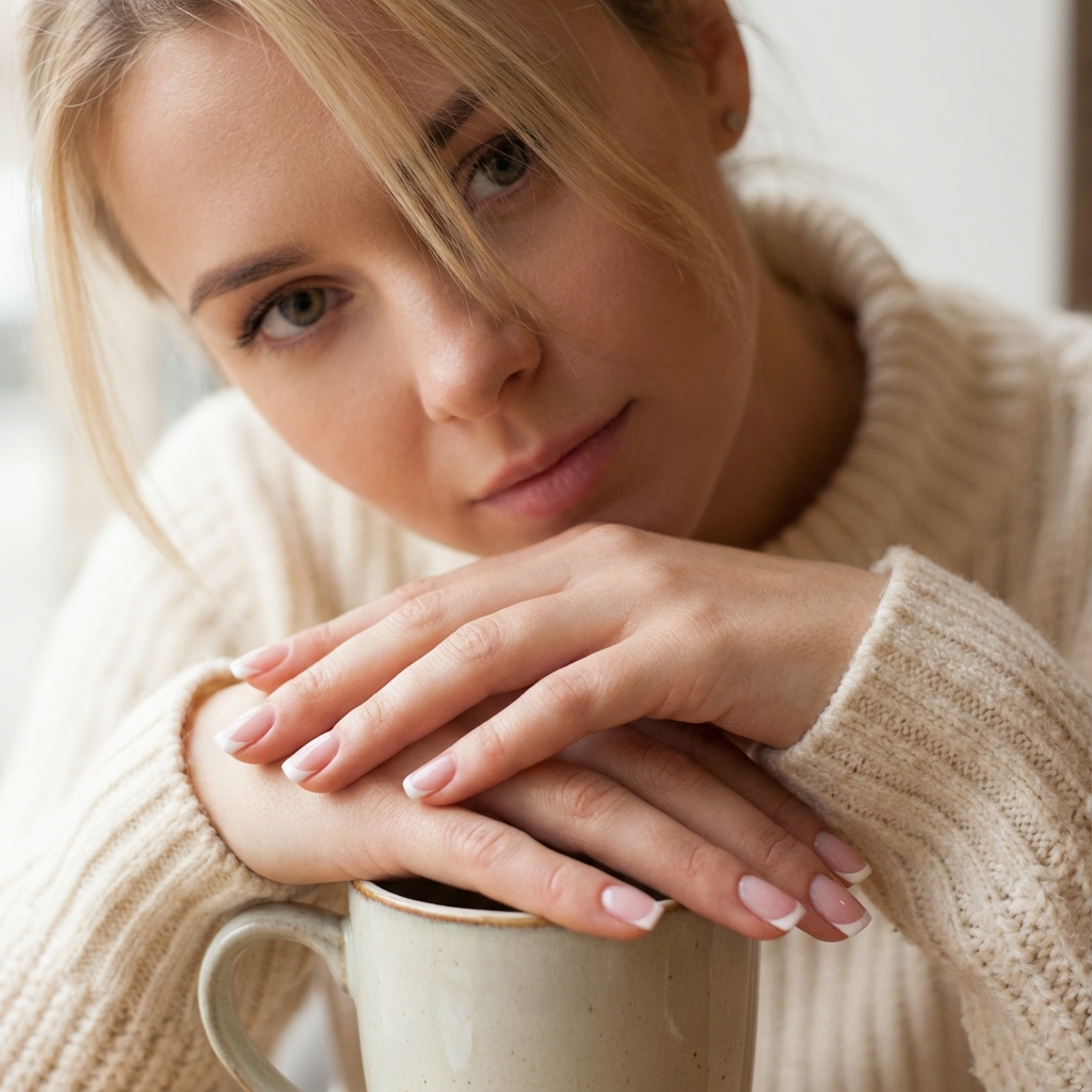 image ongles french manucure