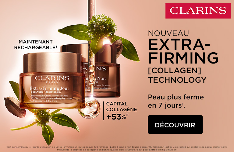 banniere clarins extra firming