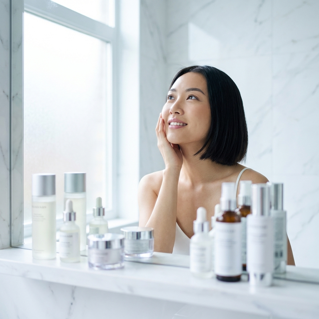 image femme belle peau