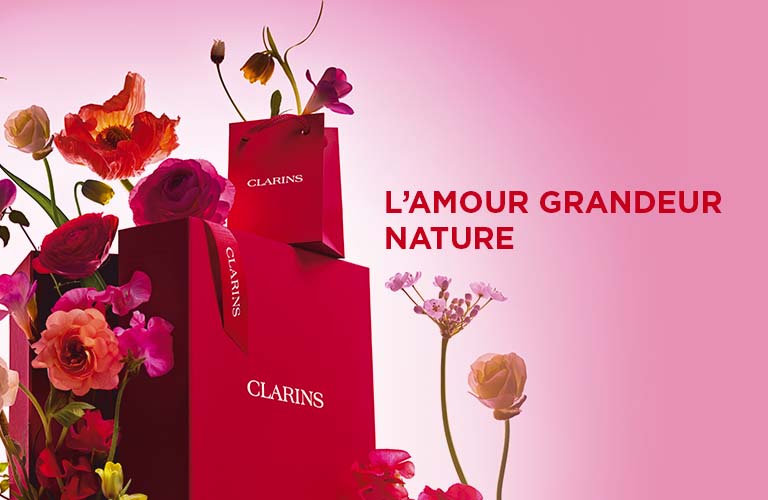 banniere coffrets clarins