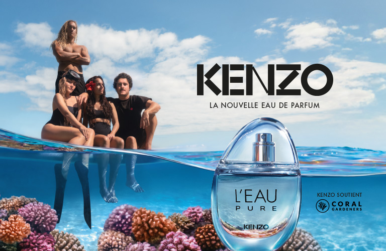 banni&egrave;re kenzo l'eau pure