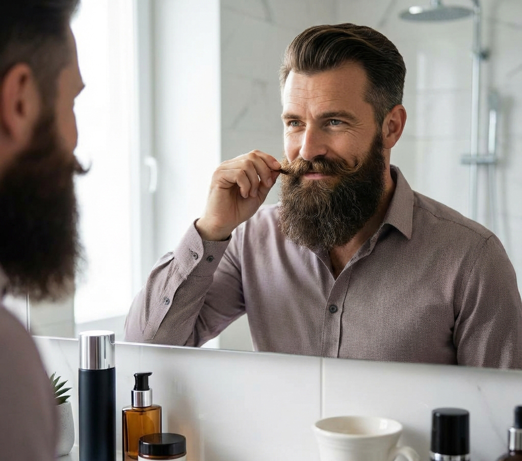 image homme moustache