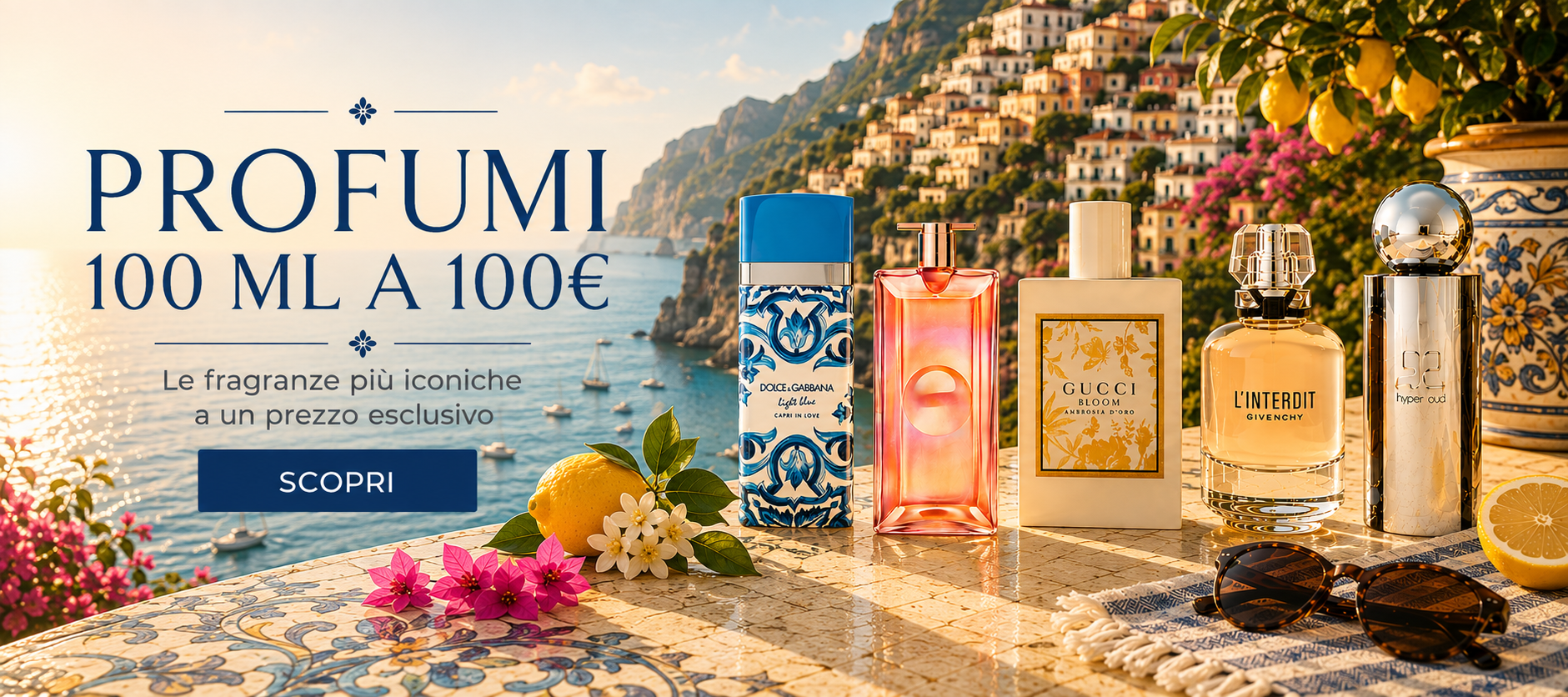 Profumi 100ml a 100&euro;