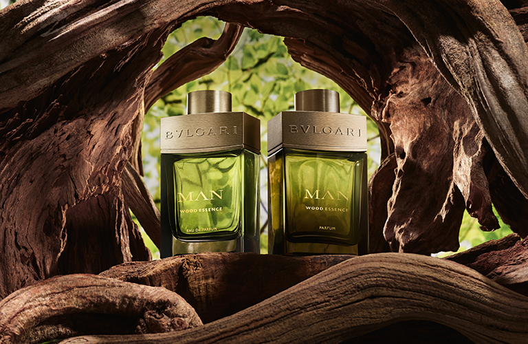 banni&egrave;re Bulgari man wood essence