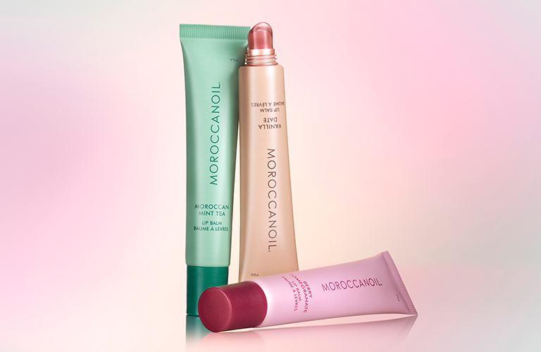 banniere moroccanoil lipbalm