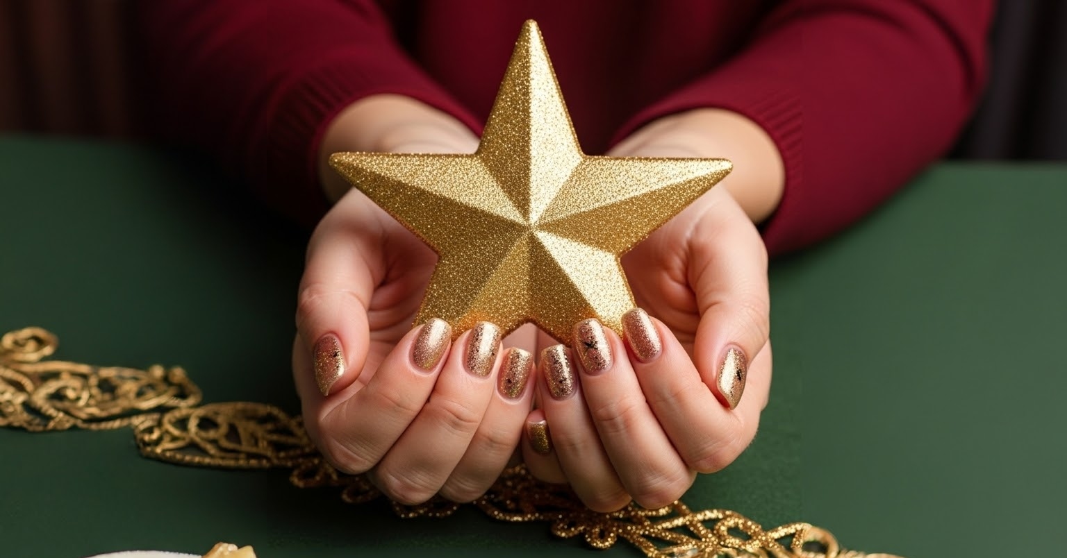 Inspiration manucure Noël 2025