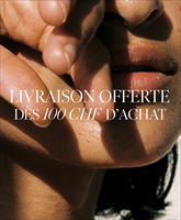Bas d'un visage et main en gros plan : banni&egrave;re MyOrigines : livraison offerte d&egrave;s 49 euros d'achat