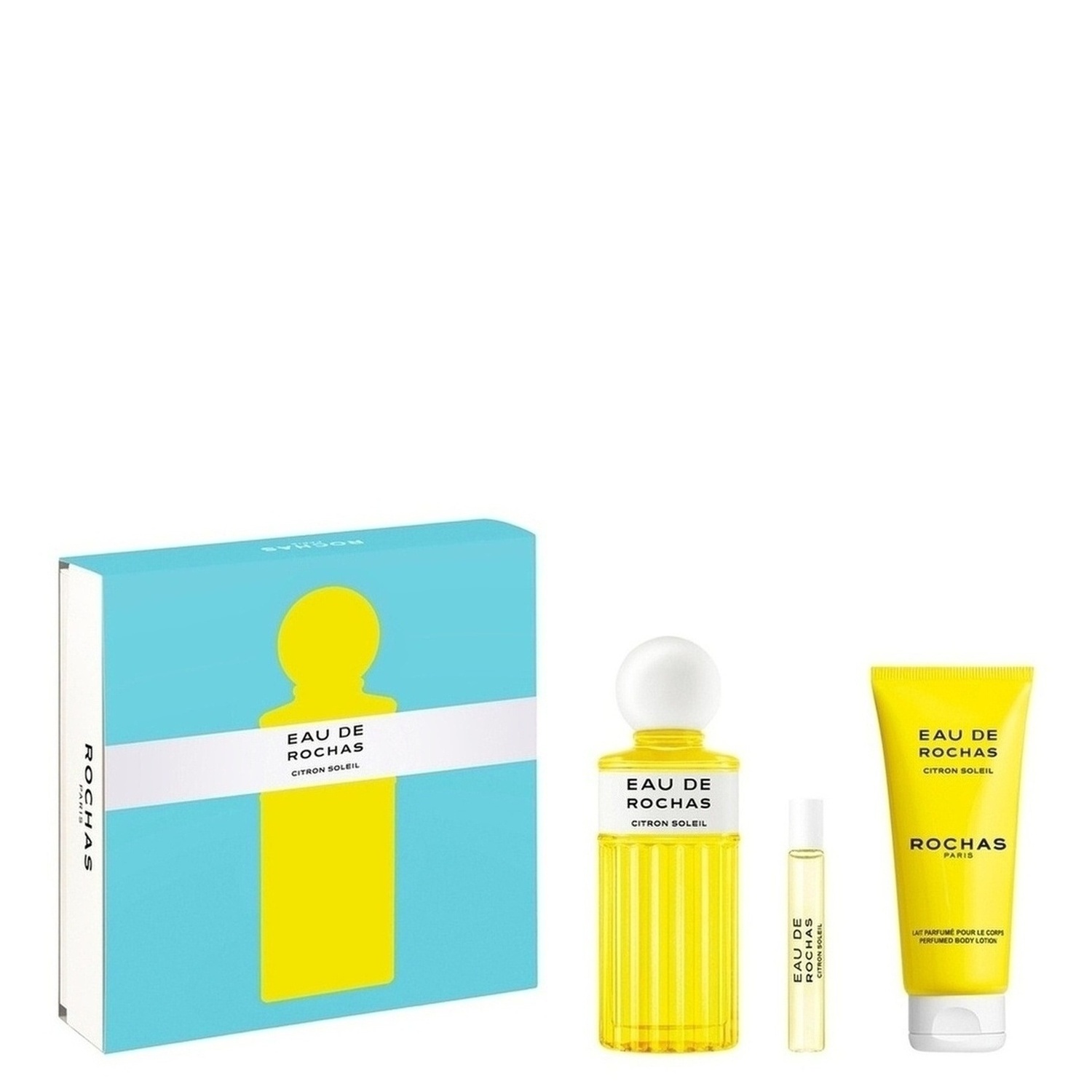 Eau de Rochas Citron Soleil, Coffret Eau de Toilette 100ml + 