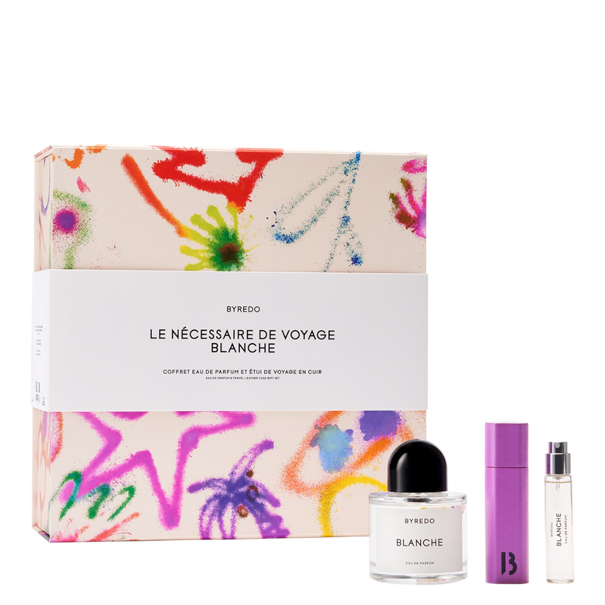 Blanche, Gift set Eau de Parfum 100ml + 12ml Leather Travel Case